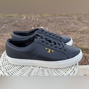 Tory Burch Amalia Navy Leather Sneakers 8